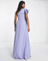 Фото #4 товара TNFC Bridesmaid one shoulder maxi dress in powder blue