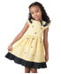 Фото #1 товара Платье для малышей Rare Editions с рукавами на завязках и с рисунком на плечах