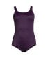 Фото #1 товара Plus Size DD-Cup Chlorine Resistant Scoop Neck Soft Cup Tugless Sporty One Piece Swimsuit