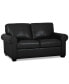 Фото #6 товара Orid 59" Leather Roll Arm Loveseat, Created for Macy's