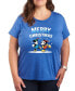 Фото #5 товара Plus Size Disney Merry Christmas Graphic T-shirt