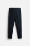 PINSTRIPE SUIT TROUSERS