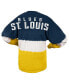 Women's Navy, Gold St. Louis Blues Ombre Long Sleeve T-shirt