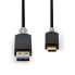 Nedis CCBW61600AT10 - 1 m - USB A - USB C - USB 3.2 Gen 1 (3.1 Gen 1) - Anthracite