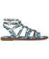 Фото #2 товара Tianna Embellished Strappy Gladiator Flat Sandals