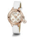 GUESS Damen Armbanduhr CHARMED in Weiß & Roségold-Ton GW0684L4