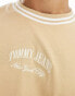 Tommy Jeans oversized tipping t-shirt in sand