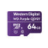 WD Purple SC QD101 - 64 GB - MicroSDXC - Class 10 - Class 1 (U1) - Purple
