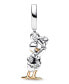 Фото #2 товара Lab-Grown Diamond Disney 100th Anniversary Donald Duck Dangle Charm