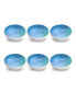 Фото #1 товара Melamine Oceanic Ombre Bowls, Set of 6