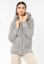 Sublevel Damen Fleece-Mantel: Kuschelige Teddyfleece Kapuzenjacke, Langarm, Warm und Bequem, Freizeitjacke in Schwarz, Rosa, Weiß, Grau