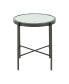 Фото #2 товара Carlo Round End Table with Glass Top