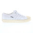 Gola Coaster Leather CLA309 Womens White Canvas Lifestyle Sneakers Shoes 9