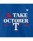 ფოტო #3 პროდუქტის Men's Royal Texas Rangers 2023 Postseason Locker Room T-shirt
