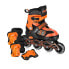 Фото #1 товара Set of inline skates + protectors Spokey Strive Jr SPK-943353 38-42