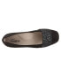 Фото #8 товара Trotters Samantha T1812-101 Womens Black Narrow Leather Ballet Flats Shoes