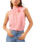 Women's Sleeveless Tie-Neck Halter Blouse