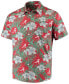 Фото #2 товара Men's Crimson Alabama Crimson Tide Floral Button-Up Shirt