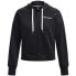 Under Armor Essential Fleece Script FZ Hoodie W 1374 106-001