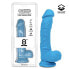 Realistic Dildo Liquid Silicone Dual Layer 8 Blue