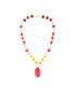 ფოტო #1 პროდუქტის Bright Genuine Stone Pendant Necklace