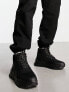 Public Desire artemis chunky boots in black