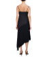 ფოტო #2 პროდუქტის Women's Cowlneck Asymmetrical Dress