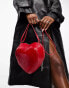 Фото #3 товара ASOS DESIGN heart crossbody bag in red