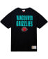 Фото #3 товара Men's Black Distressed Vancouver Grizzlies Hardwood Classics Legendary Slub T-shirt
