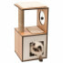Фото #2 товара Когтеточка деревянная Vesper V-Box Коричневая MDF 37 x 37 x 72,5 cm