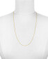 ფოტო #2 პროდუქტის 14K Yellow Gold .85 mm Singapore 20" Chain