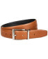 ფოტო #1 პროდუქტის Men's Textured Reversible Leather Belt