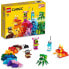 Фото #2 товара LEGO Classic Creative Monster Creative Set Bricks, Box with Building Blocks for Children from 4 Years, Construction Toy 11017
