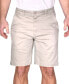 ფოტო #1 პროდუქტის Men's Flat Front Stretch Comfort 9" Shorts