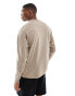 Jack & Jones oversized high neck sweat in beige