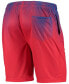 Men's Royal and Red New England Patriots Historic Logo Pixel Gradient Training Shorts