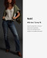 Фото #4 товара Women's Suki Mid Rise Curvy Zip Fly Rigid Bootcut Jeans