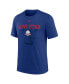 ფოტო #3 პროდუქტის Men's Royal Texas Rangers Rewind Retro Tri-Blend T-shirt