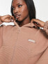 Фото #3 товара ellesse Campenelle cropped hoodie in brown