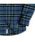 ფოტო #4 პროდუქტის Boys Organic Long Sleeve Flannel Button Down Shirt with Elbow Patches, Infant