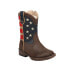 Фото #2 товара Roper American Patriot Square Toe Cowboy Toddler Girls Blue, Brown, Red Casual