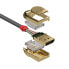 Фото #7 товара Lindy 1m DisplayPort 1.4 Cable - Gold Line - 1 m - DisplayPort - DisplayPort - Male - Male - Grey