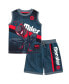 ფოტო #1 პროდუქტის Toddler Boys Spider-Man Miles Morales Mesh Jersey Tank Top Shirt and Basketball Shorts to