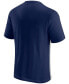 Фото #4 товара Men's Navy and Heathered Gray Tennessee Titans Colorblock T-shirt