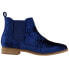 Фото #1 товара TOMS Ella Chelsea Booties Womens Blue Casual Boots 10011321