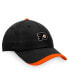 ფოტო #3 პროდუქტის Men's Black Philadelphia Flyers Authentic Pro Rink Pinnacle Adjustable Hat