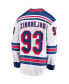 Фото #2 товара Men's Mika Zibanejad White New York Rangers Away Premier Breakaway Player Jersey