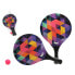 Фото #1 товара Пляжные лопатки с мячом Разноцветный 38 x 23,5 x 0,6 cm