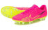 Фото #3 товара Бутсы для футбола Nike Air Zoom Vapor 15 Academy AG 人造草地 с демпфером и антискользящей подошвой, унисекс, розово-желтые.