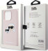 Karl Lagerfeld Karl Lagerfeld KLHMP15XSKCHPPLP iPhone 15 Pro Max 6.7" różowy/pink hardcase Silicone Karl & Choupette MagSafe